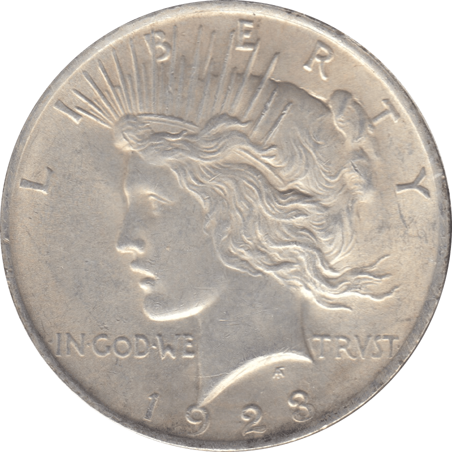 1923 SILVER PEACE DOLLAR USA 6 - WORLD SILVER COINS - Cambridgeshire Coins