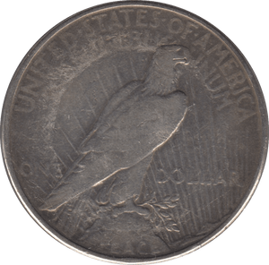 1923 SILVER PEACE DOLLAR USA 8 - SILVER WORLD COINS - Cambridgeshire Coins