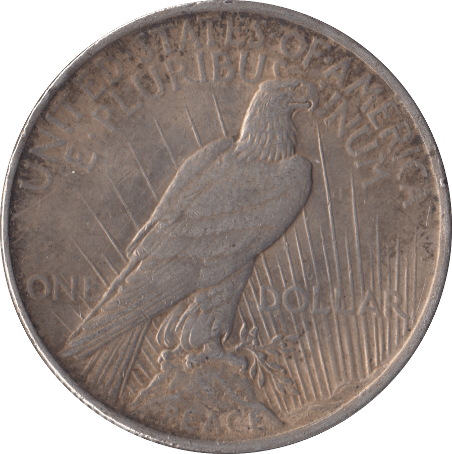 1923 SILVER PEACE DOLLAR USA ( PHILADELPHIA MINT ) - SILVER WORLD COINS - Cambridgeshire Coins