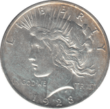 1923 SILVER PEACE DOLLAR USA REF 10 - SILVER WORLD COINS - Cambridgeshire Coins