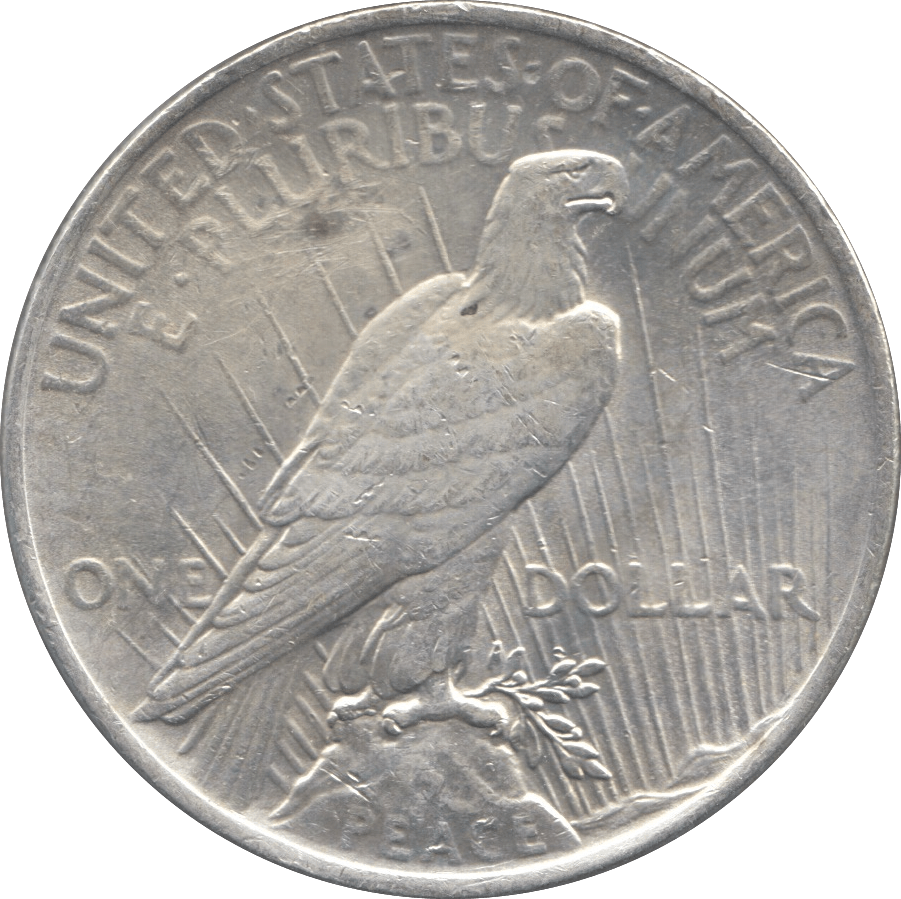 1923 SILVER PEACE DOLLAR USA REF 1 - SILVER WORLD COINS - Cambridgeshire Coins
