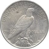 1923 SILVER PEACE DOLLAR USA REF 1 - SILVER WORLD COINS - Cambridgeshire Coins