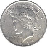 1923 SILVER PEACE DOLLAR USA REF 1 - SILVER WORLD COINS - Cambridgeshire Coins