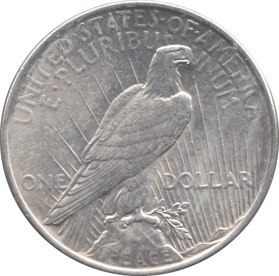 1923 SILVER PEACE DOLLAR USA REF 2 - SILVER WORLD COINS - Cambridgeshire Coins