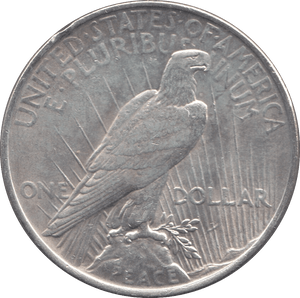 1923 SILVER PEACE DOLLAR USA REF 3 - SILVER WORLD COINS - Cambridgeshire Coins
