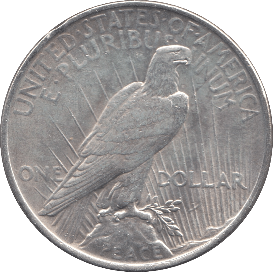 1923 SILVER PEACE DOLLAR USA REF 3 - SILVER WORLD COINS - Cambridgeshire Coins