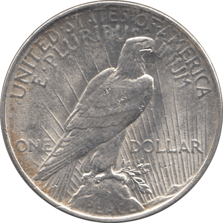 1923 SILVER PEACE DOLLAR USA REF 4 - SILVER WORLD COINS - Cambridgeshire Coins