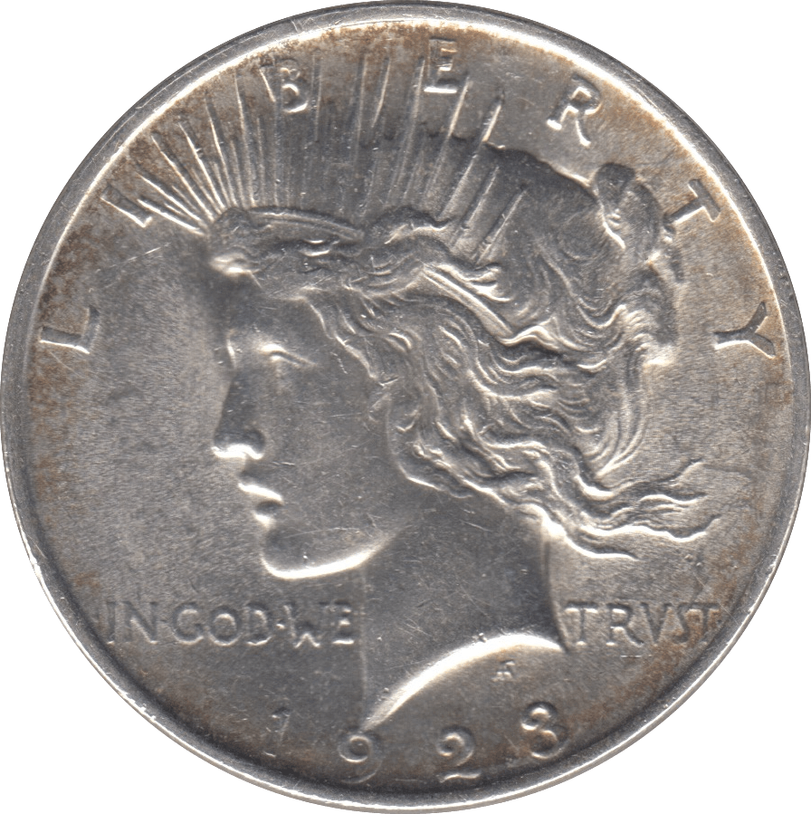 1923 SILVER PEACE DOLLAR USA REF 4 - SILVER WORLD COINS - Cambridgeshire Coins