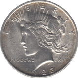 1923 SILVER PEACE DOLLAR USA REF 4 - SILVER WORLD COINS - Cambridgeshire Coins