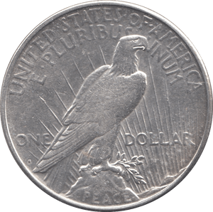 1923 SILVER PEACE DOLLAR USA REF 5 - SILVER WORLD COINS - Cambridgeshire Coins