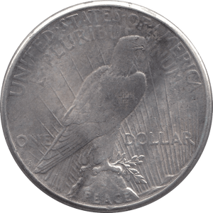 1923 SILVER PEACE DOLLAR USA REF 8 - SILVER WORLD COINS - Cambridgeshire Coins