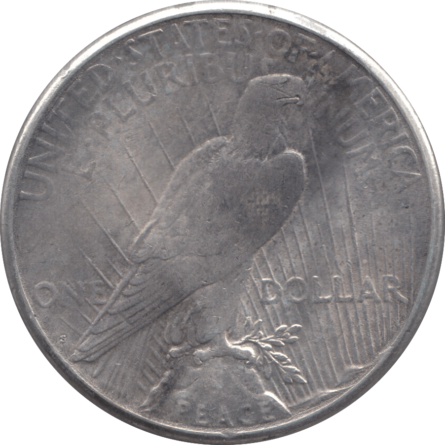 1923 SILVER PEACE DOLLAR USA REF 8 - SILVER WORLD COINS - Cambridgeshire Coins
