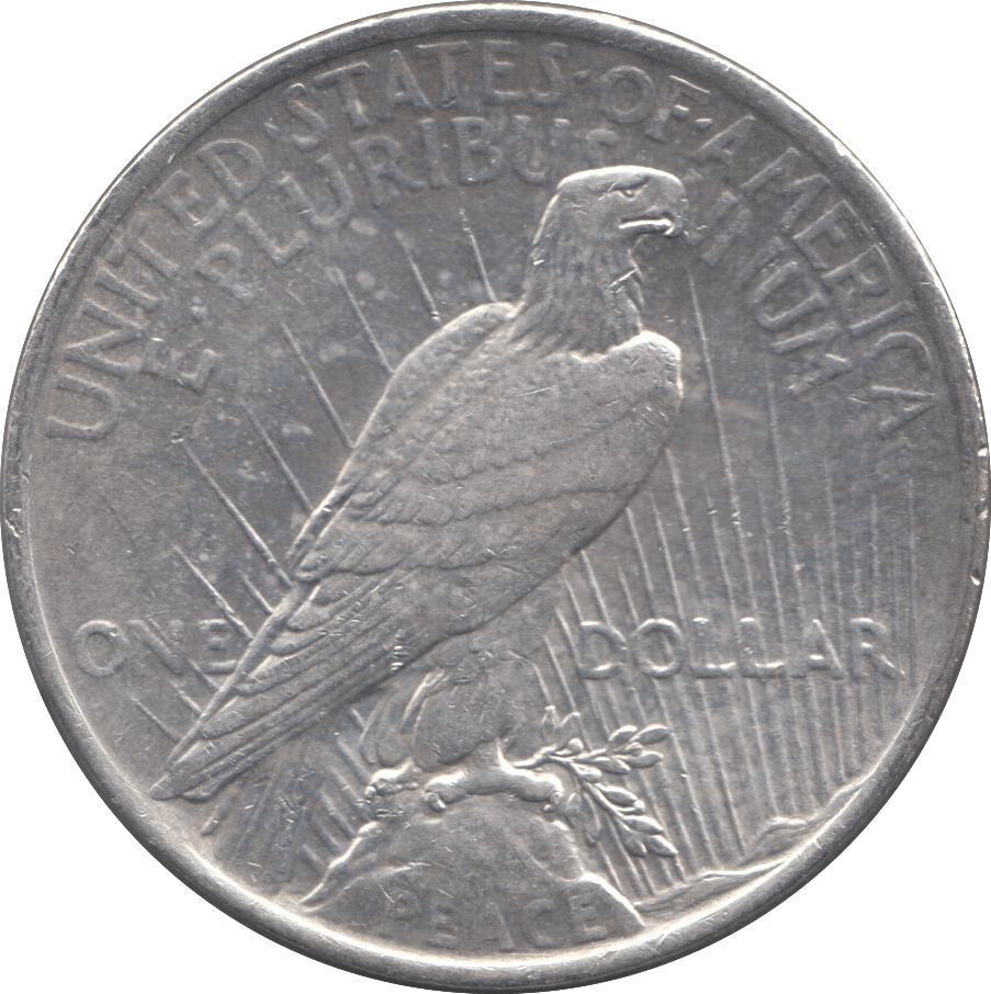 1923 SILVER PEACE DOLLAR USA REF 9 - SILVER WORLD COINS - Cambridgeshire Coins