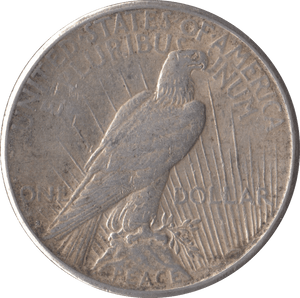 1923 SILVER PEACE DOLLAR USA SAN FRANSISCO MINT - SILVER WORLD COINS - Cambridgeshire Coins