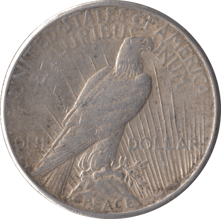1923 SILVER PEACE DOLLAR USA SAN FRANSISCO MINT - SILVER WORLD COINS - Cambridgeshire Coins
