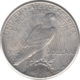 1923 SILVER PEACE DOLLAR USA - SILVER WORLD COINS - Cambridgeshire Coins