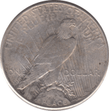 1923 SILVER PEACE DOLLAR USA - SILVER WORLD COINS - Cambridgeshire Coins
