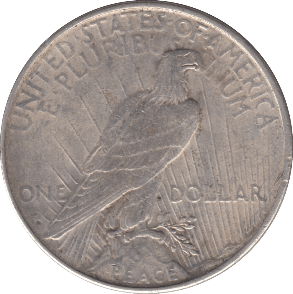 1923 SILVER PEACE DOLLAR USA - SILVER WORLD COINS - Cambridgeshire Coins