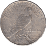 1923 SILVER PEACE DOLLAR USA - SILVER WORLD COINS - Cambridgeshire Coins