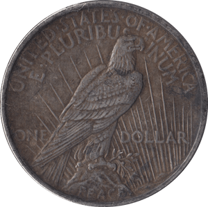 1923 SILVER PEACE DOLLAR USA - SILVER WORLD COINS - Cambridgeshire Coins