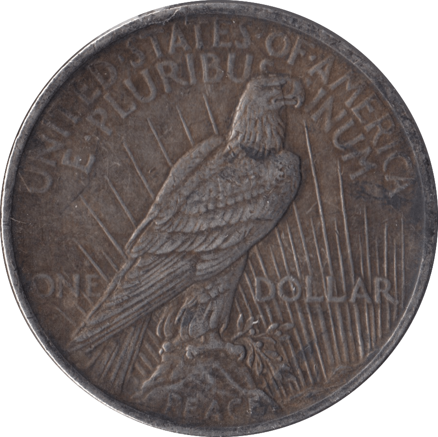 1923 SILVER PEACE DOLLAR USA - SILVER WORLD COINS - Cambridgeshire Coins