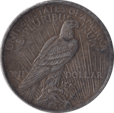 1923 SILVER PEACE DOLLAR USA - SILVER WORLD COINS - Cambridgeshire Coins