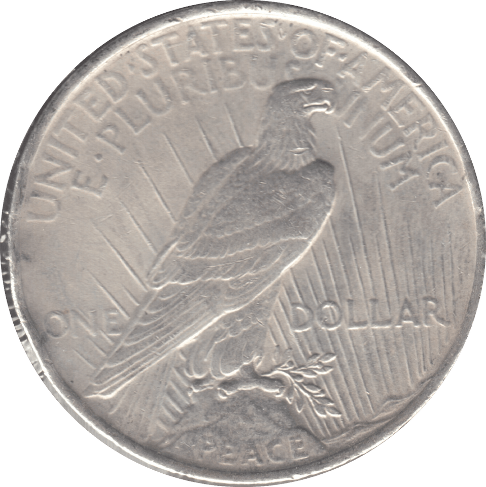 1923 SILVER PEACE DOLLAR USA - SILVER WORLD COINS - Cambridgeshire Coins