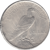 1923 SILVER PEACE DOLLAR USA - SILVER WORLD COINS - Cambridgeshire Coins
