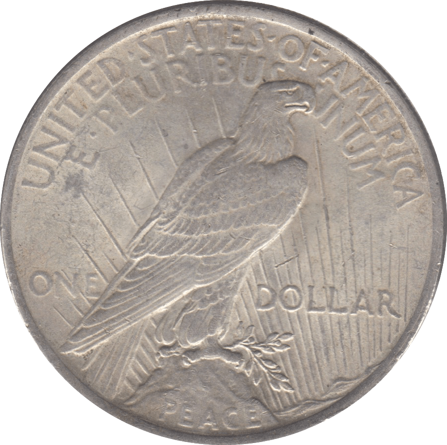 1923 SILVER PEACE DOLLAR USA - SILVER WORLD COINS - Cambridgeshire Coins