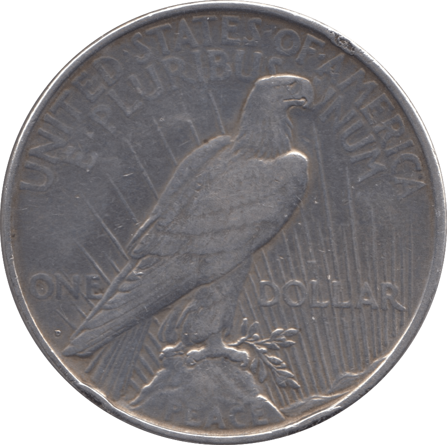 1923 SILVER PEACE DOLLAR USA - WORLD SILVER COINS - Cambridgeshire Coins