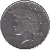 1923 SILVER PEACE DOLLAR USA - WORLD SILVER COINS - Cambridgeshire Coins