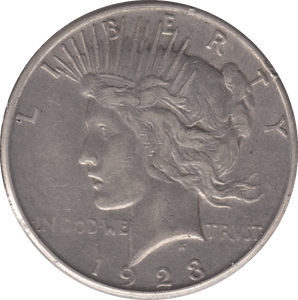 1923 SILVER USA DOLLAR 12 - SILVER WORLD COINS - Cambridgeshire Coins