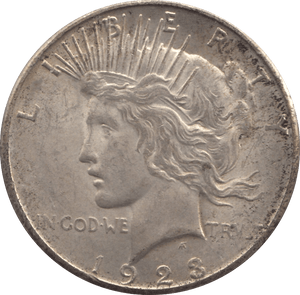 1923 SILVER USA DOLLAR 13 - SILVER WORLD COINS - Cambridgeshire Coins