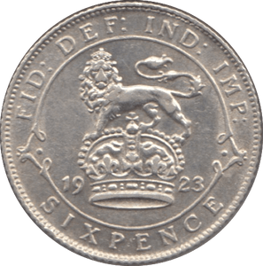 1923 SIXPENCE ( AUNC ) - Sixpence - Cambridgeshire Coins