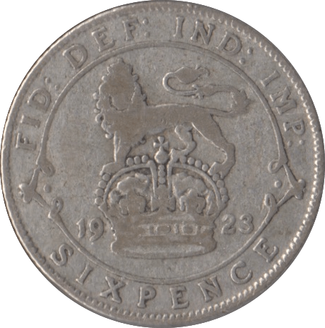 1923 SIXPENCE ( FINE ) - Sixpence - Cambridgeshire Coins