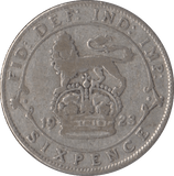 1923 SIXPENCE ( FINE ) - Sixpence - Cambridgeshire Coins