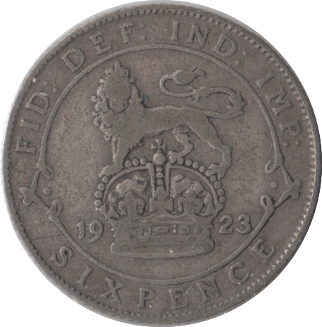 1923 SIXPENCE ( FINE ) - Sixpence - Cambridgeshire Coins