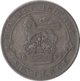 1923 SIXPENCE ( FINE ) - Sixpence - Cambridgeshire Coins