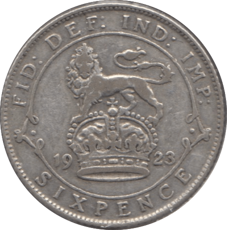 1923 SIXPENCE ( GVF ) - Sixpence - Cambridgeshire Coins