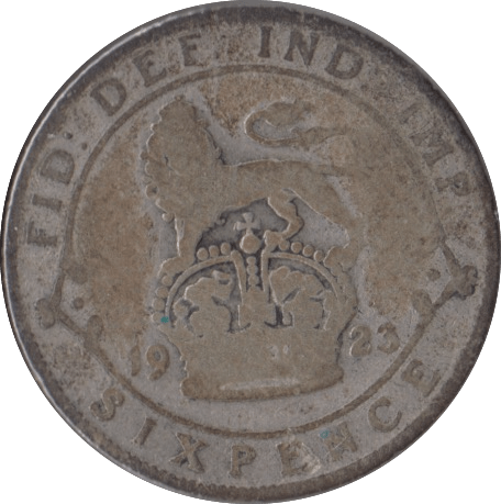 1923 SIXPENCE ( NF ) - Sixpence - Cambridgeshire Coins