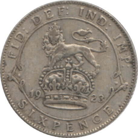 1923 SIXPENCE ( VF ) 1 - Sixpence - Cambridgeshire Coins