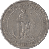 1923 SOUTH AFRICA SILVER ONE SHILLING - SILVER WORLD COINS - Cambridgeshire Coins