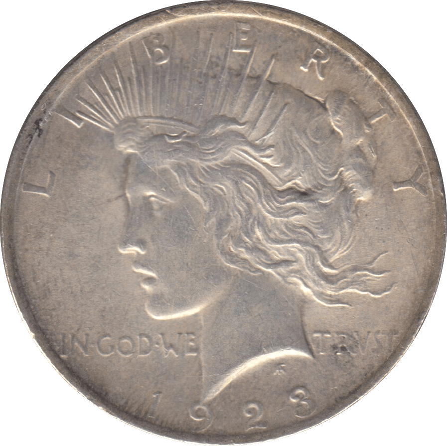 1923 USA PEACE SILVER DOLLAR - SILVER WORLD COINS - Cambridgeshire Coins