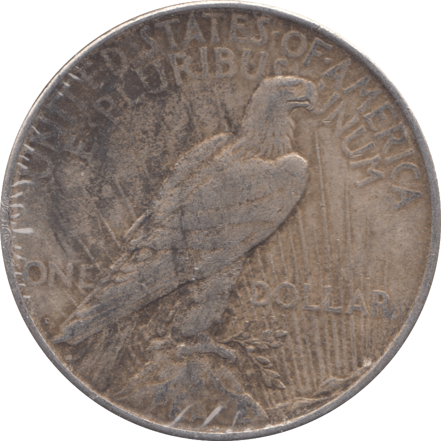 1923 USA SILVER PEACE DOLLAR A - SILVER WORLD COINS - Cambridgeshire Coins