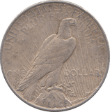 1923 USA SILVER PEACE DOLLAR B - SILVER WORLD COINS - Cambridgeshire Coins