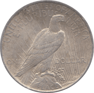 1923 USA SILVER PEACE DOLLAR C - SILVER WORLD COINS - Cambridgeshire Coins