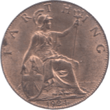 1924 FARTHING ( BU ) 18 - Farthing - Cambridgeshire Coins