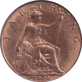 1924 FARTHING ( BU ) - Farthing - Cambridgeshire Coins