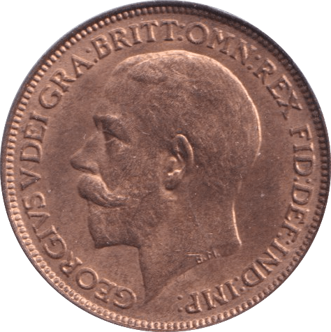 1924 FARTHING ( BU ) - Farthing - Cambridgeshire Coins