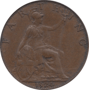 1924 FARTHING ( EF ) 2 - Farthing - Cambridgeshire Coins